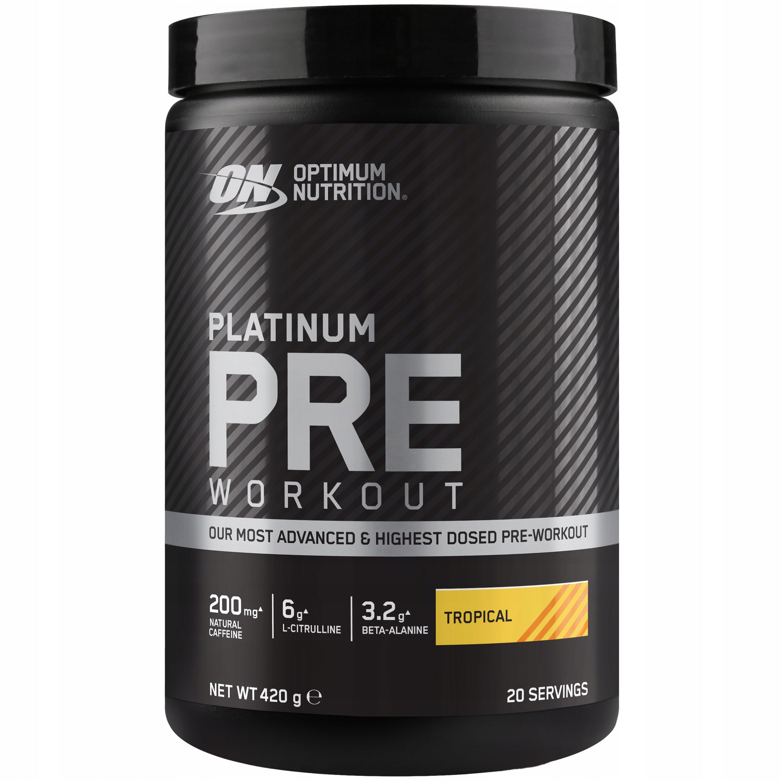 Preworkout OPTIMUM NUTRITION Platinum Pre Workout 420g Fruit Punch 20p