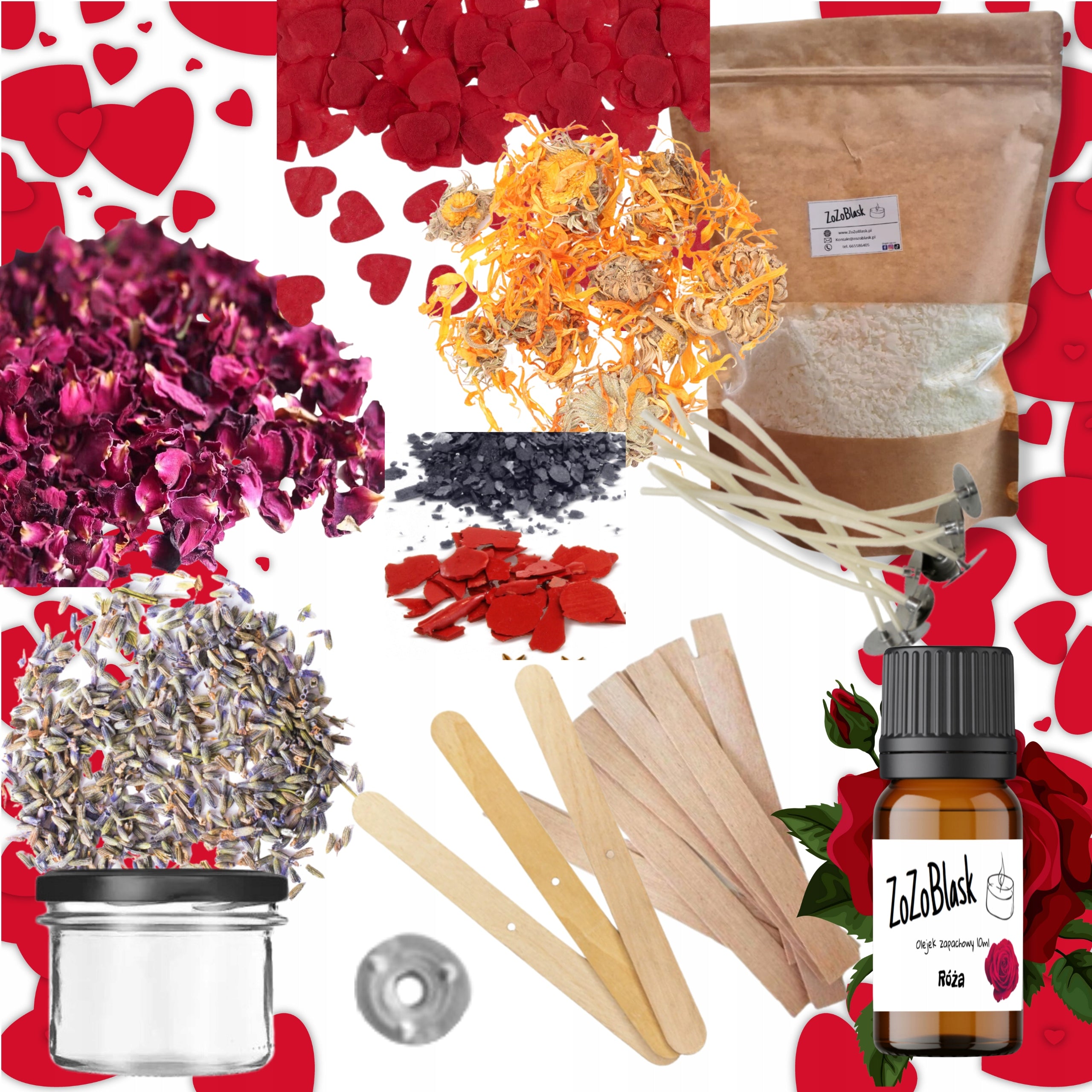 ZoZoBlask žvakių gaminimo rinkinys