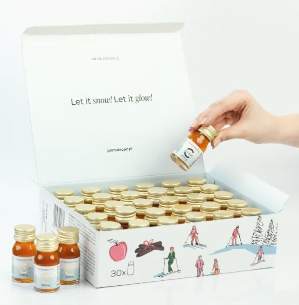 Primabiotic Collagen Winter Edition Apple Flavoured with Cinnamon 30 x 30ml Name Collagen Winter Edition