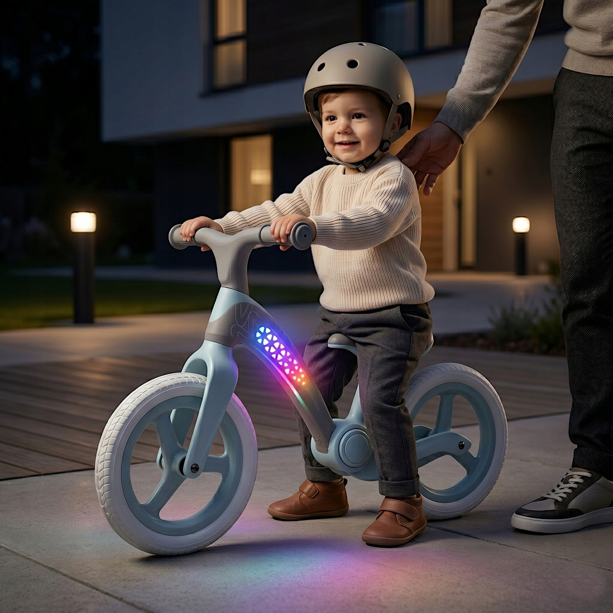 Primabobo Folding balance bike NEO 2+ years LED adjustable GREY + TURQUOISE Manufacturer code NEOBIKE_CBM9_T