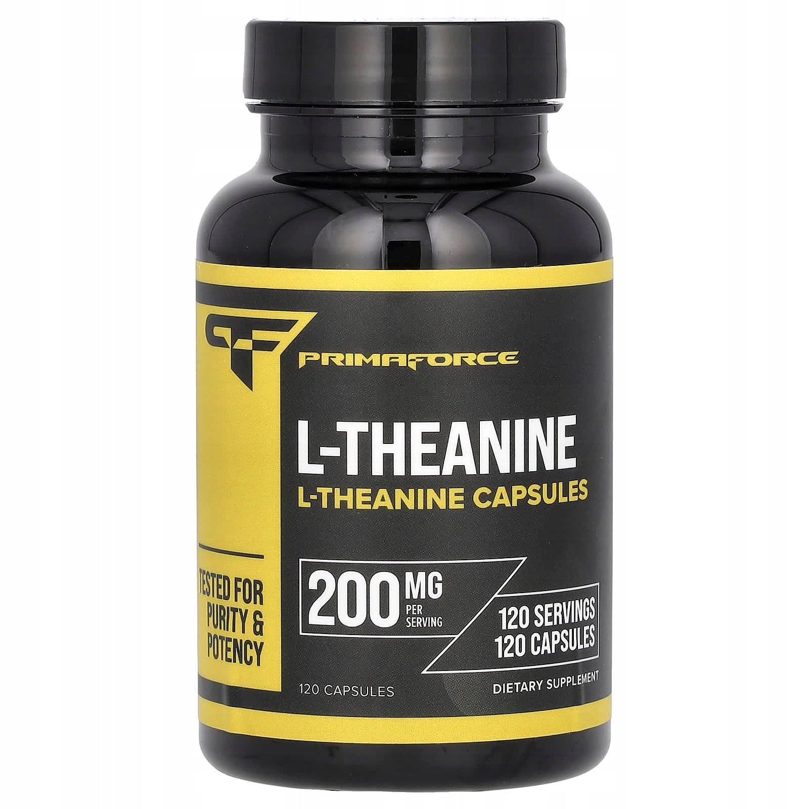 Primaforce, L-theanine, 200 mg, 120 capsules