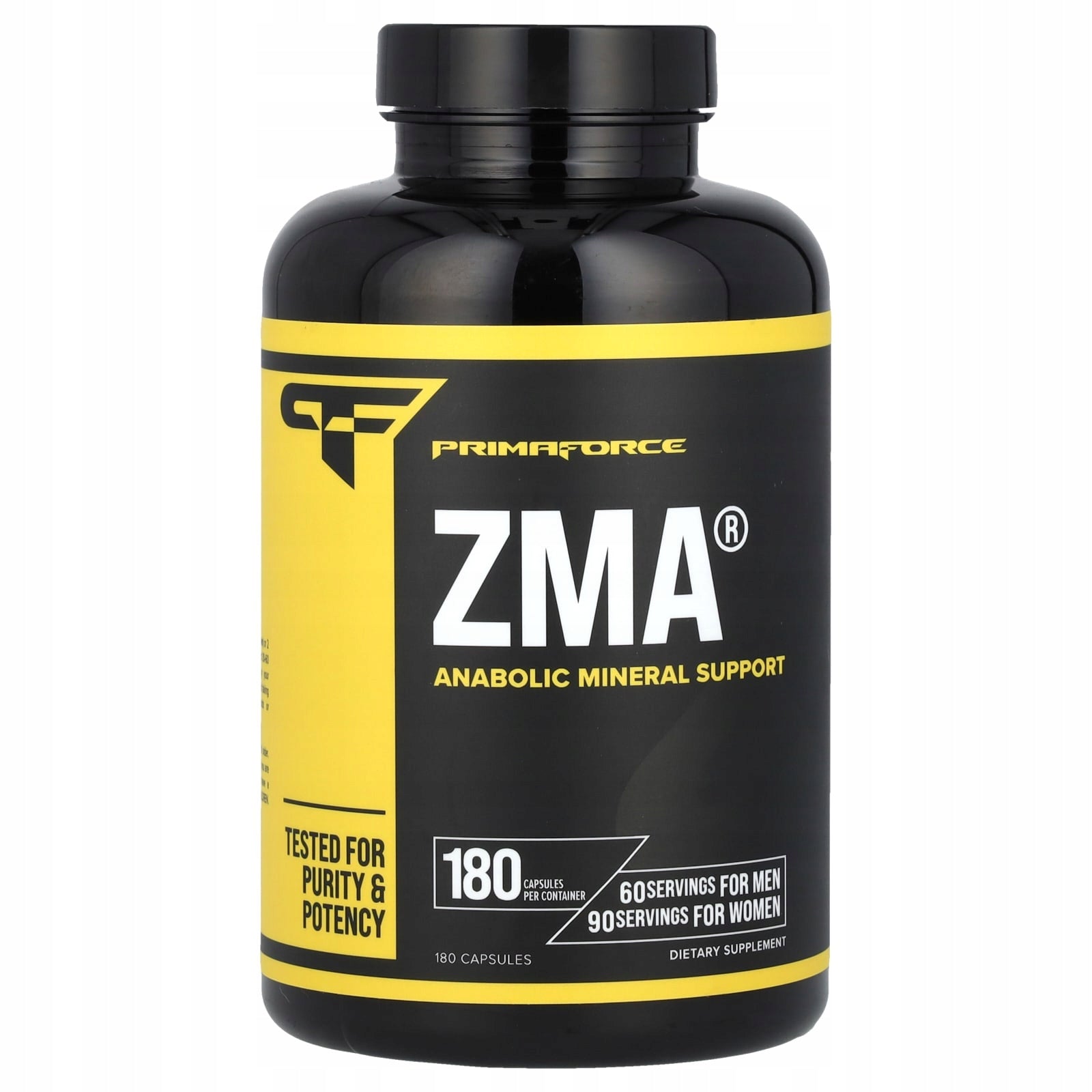 Primaforce, ZMA, anabolic mineral support, 180 capsules