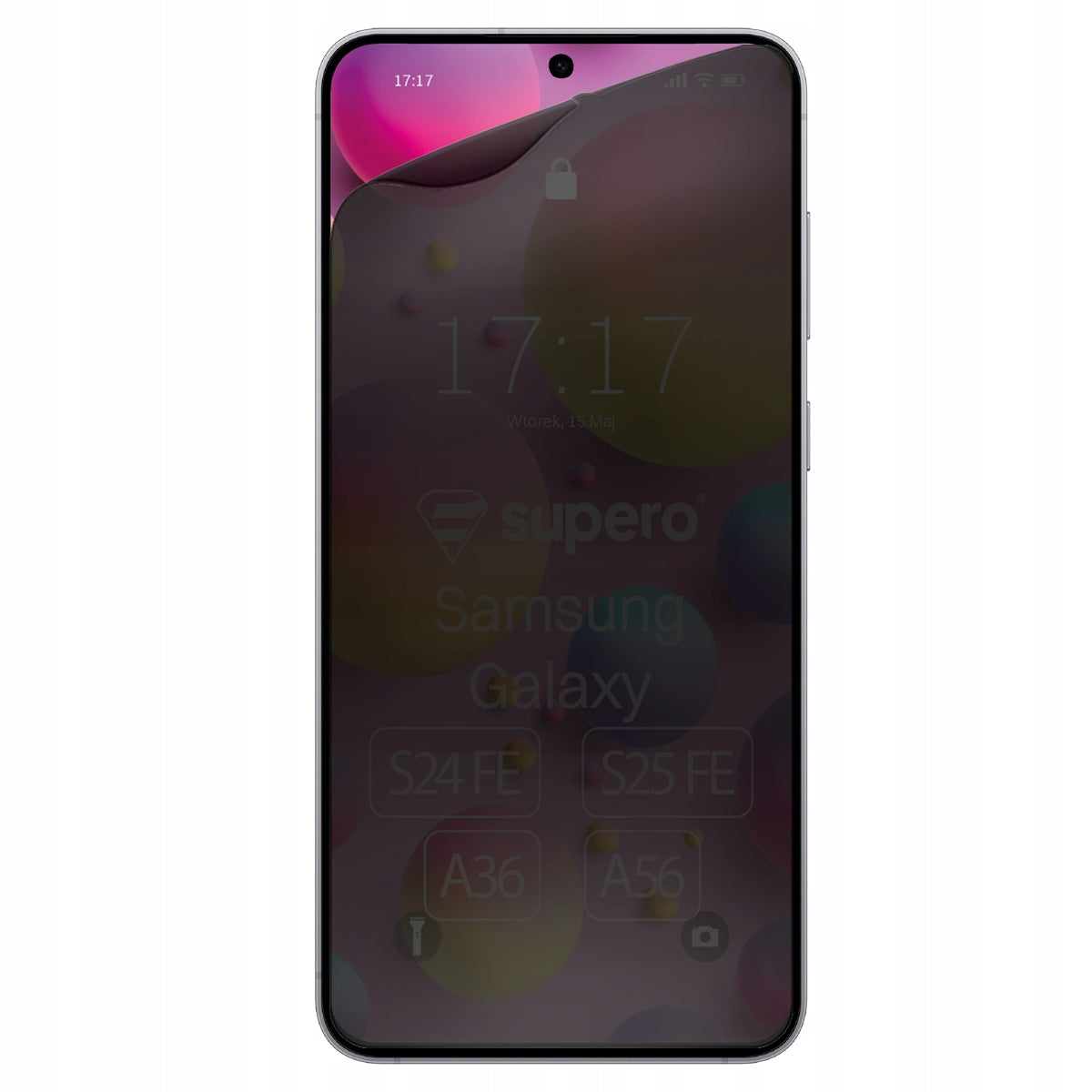 Privacy Hydrogel Screen Film for Galaxy S24 FE/S25 FE/A36/A56 Dedicated brand Samsung