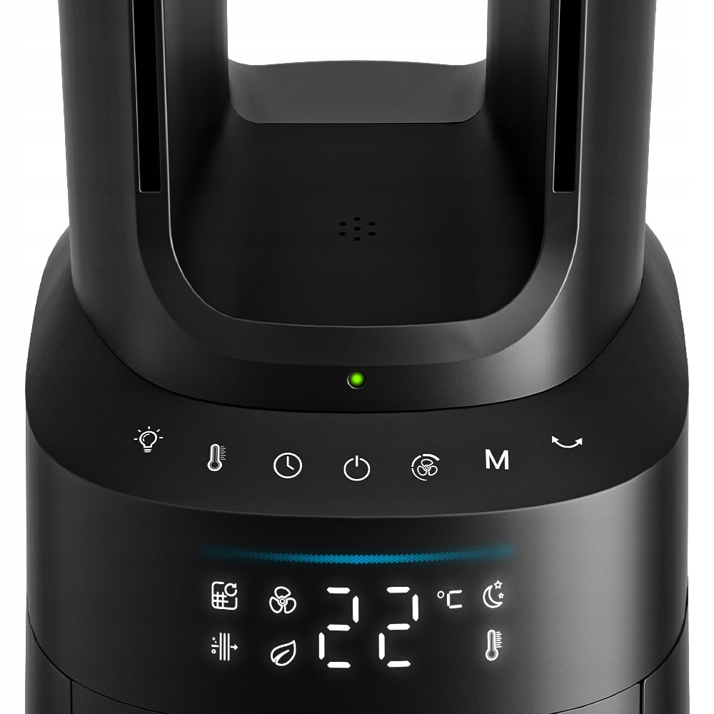 Pro Breeze OmniAir 41" Premium Bezłopatkowy Wentylator i Oczyszczacz Czarny Model PB-F-22