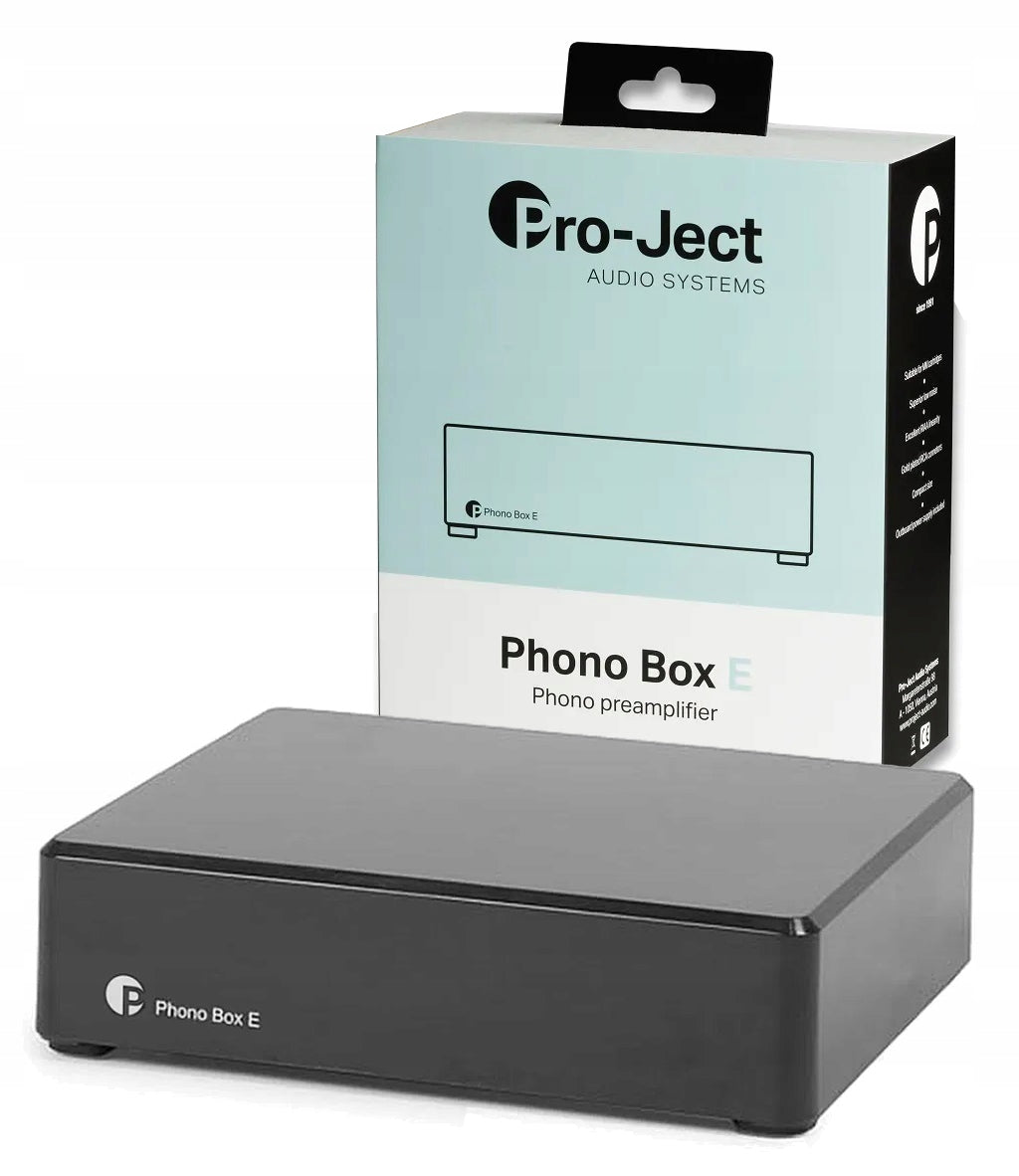 Pro-Ject Phono Box E (Black / Black) - MM Phono Preamplifier