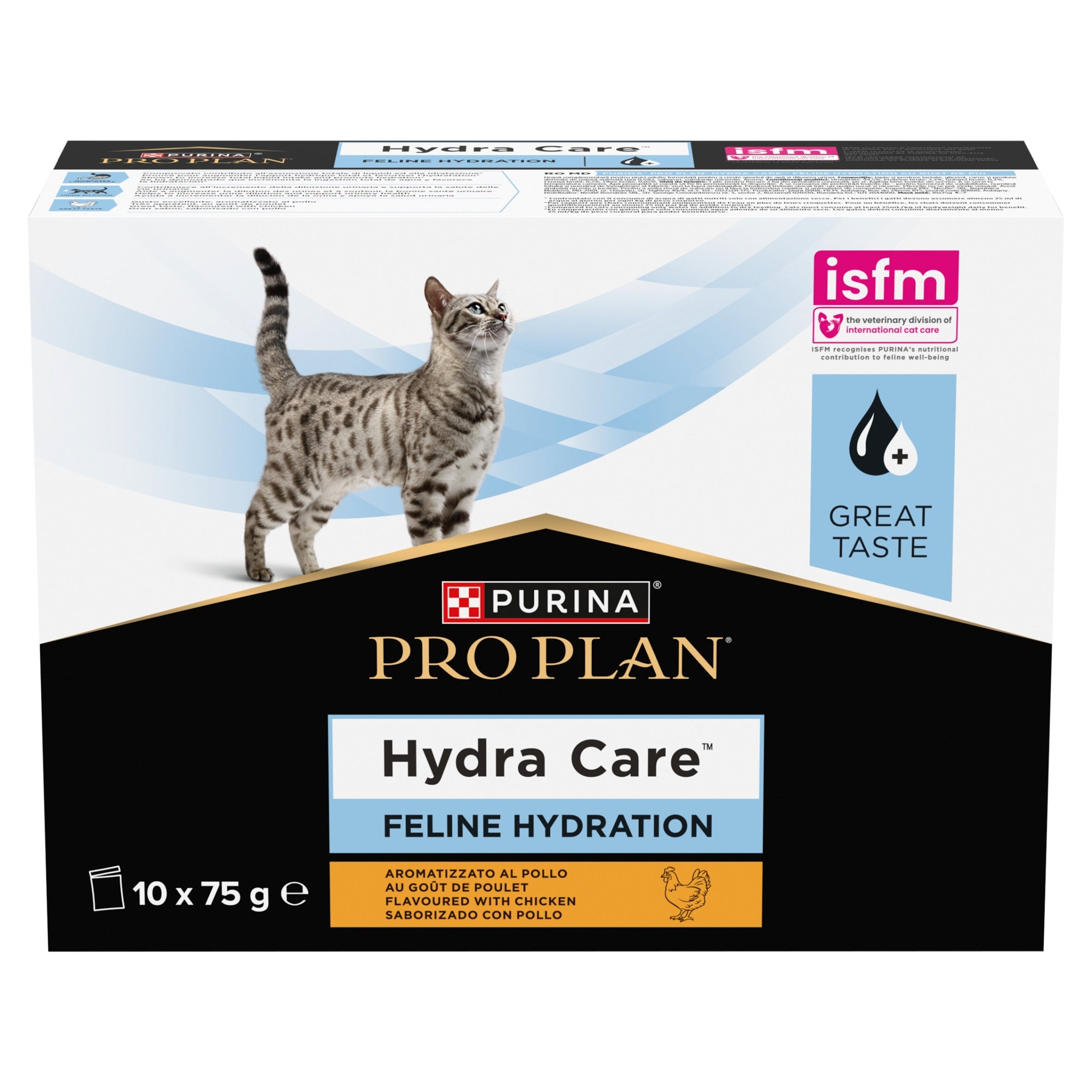 Pro Plan Veterinary Hydra Care HC Chicken Wet Cat Food 10x75g Manufacturer code 8445291515345