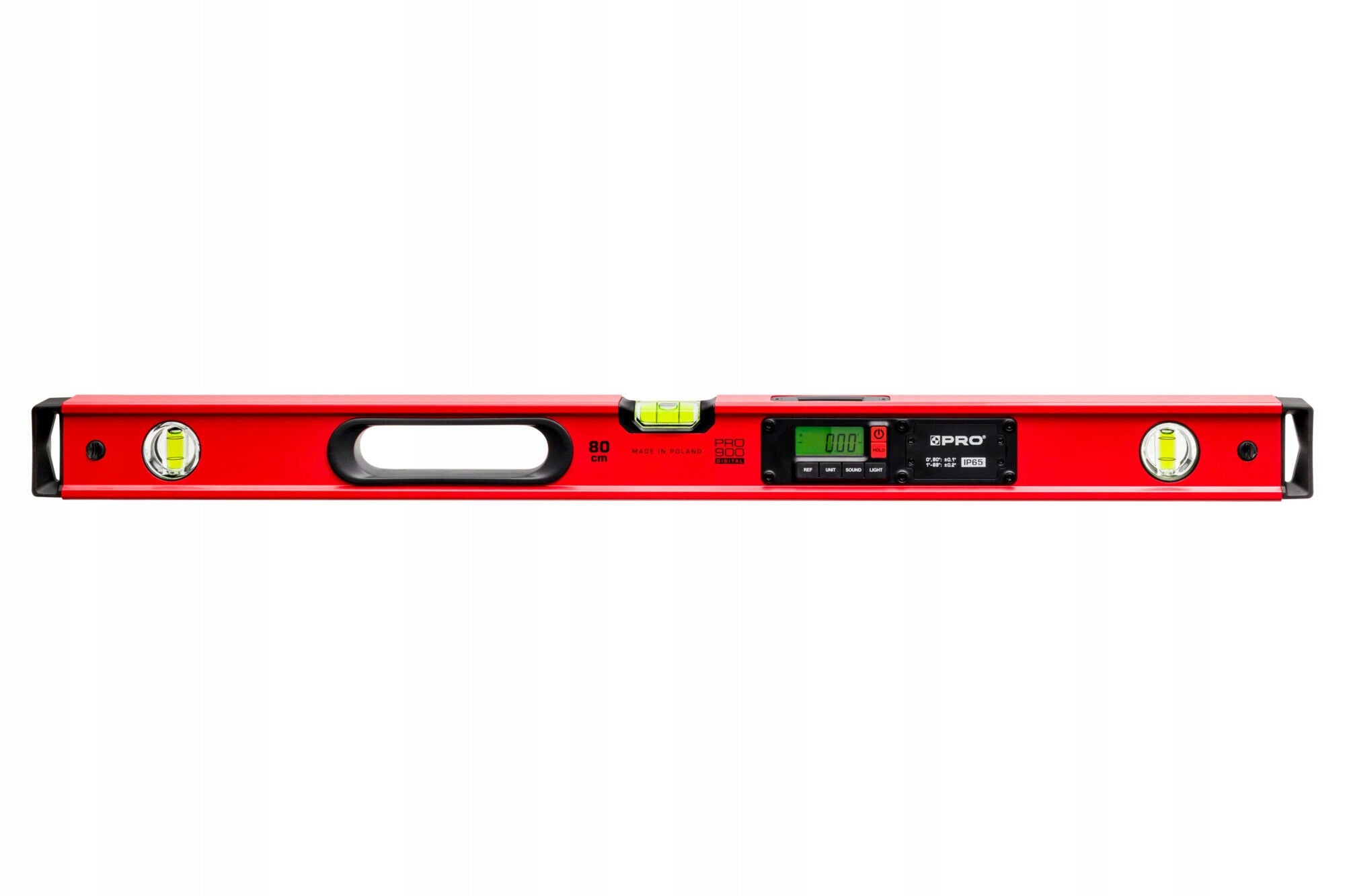 Pro digital level electronic digital 80 cm red with IP65 cover