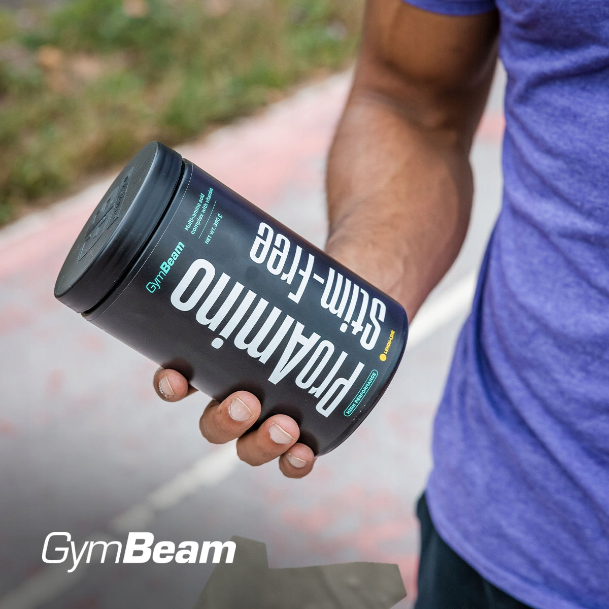 ProAMINO AMINO ACIDS BCAA VITAMINS WITHOUT STIMULANTS - GymBeam 390g apple Brand GymBeam