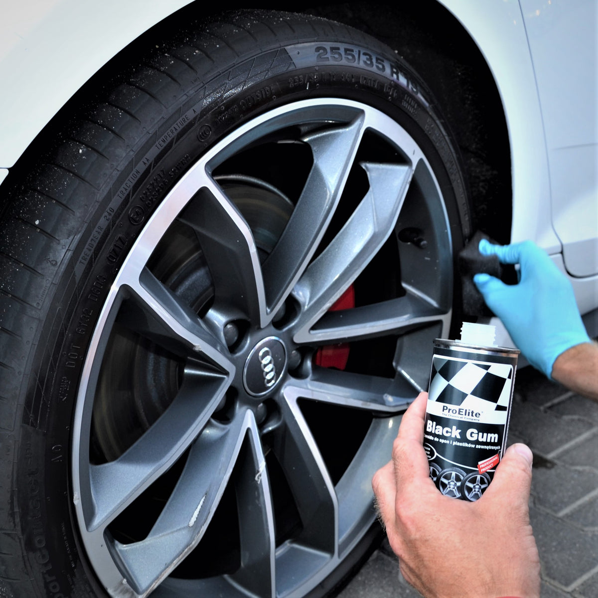 ProElite Black Gum tire black dressing for rubber tires 1L Manufacturer ProElite
