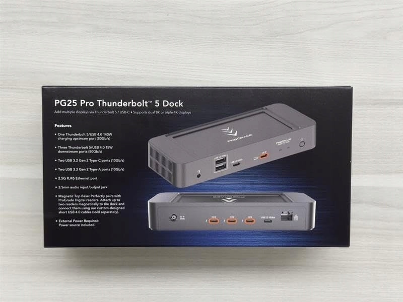 ProGrade Digital PG25 Pro Thunderbolt 5 Docking Station Manufacturer ProGrade