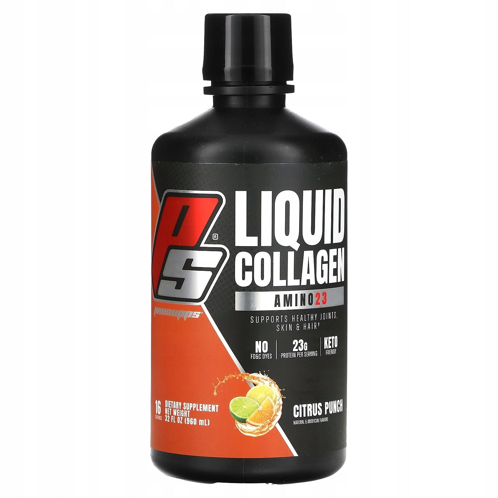 ProSupps, Amino23 Liquid Collagen, Citrus punch, 960 ml
