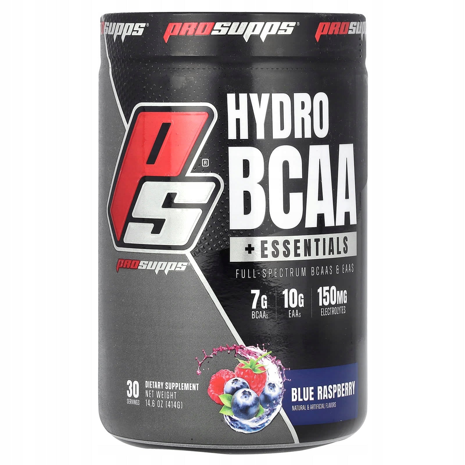 ProSupps, Hydro BCAA + Essentials, Blue Raspberry, 414 g