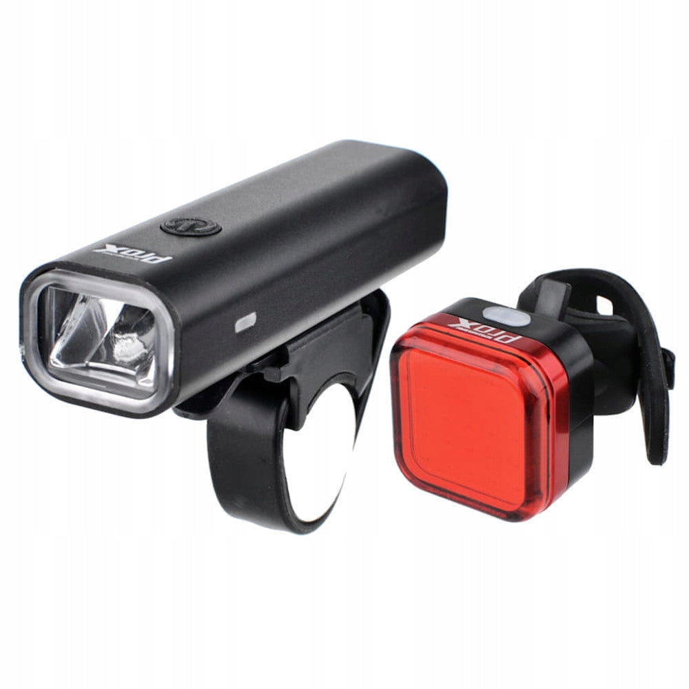 ProX Aero III SET Bike Lamp Set 400lm USB Aluminium Packaging status original