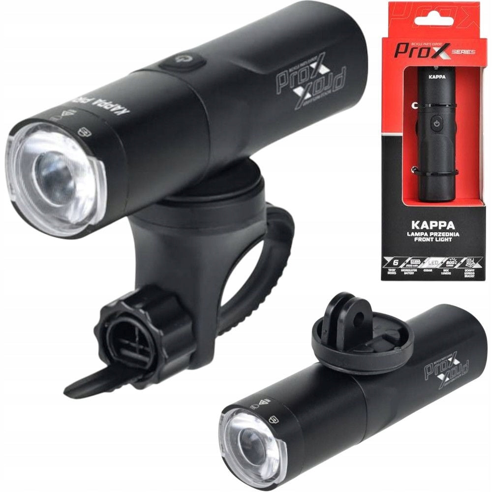 ProX Kappa Bike Light Front 800lm USB-C GoPro Osram