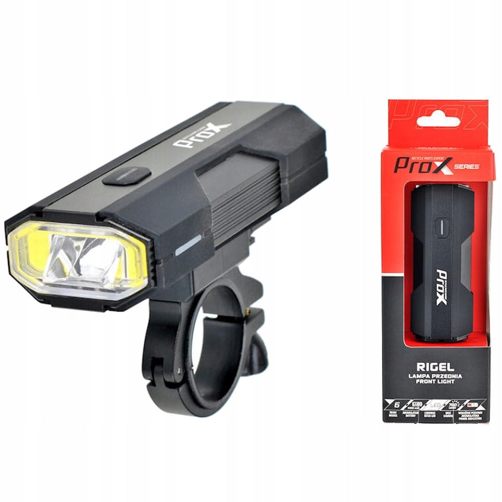 ProX Rigel Front Bike Light 700lm Power Bank USB-C STVZO