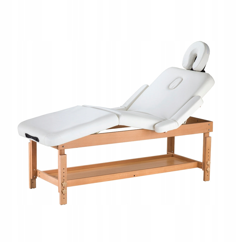 Professional Bed Massage Table inSPORTline Reby LACQUERED WOOD Color brown