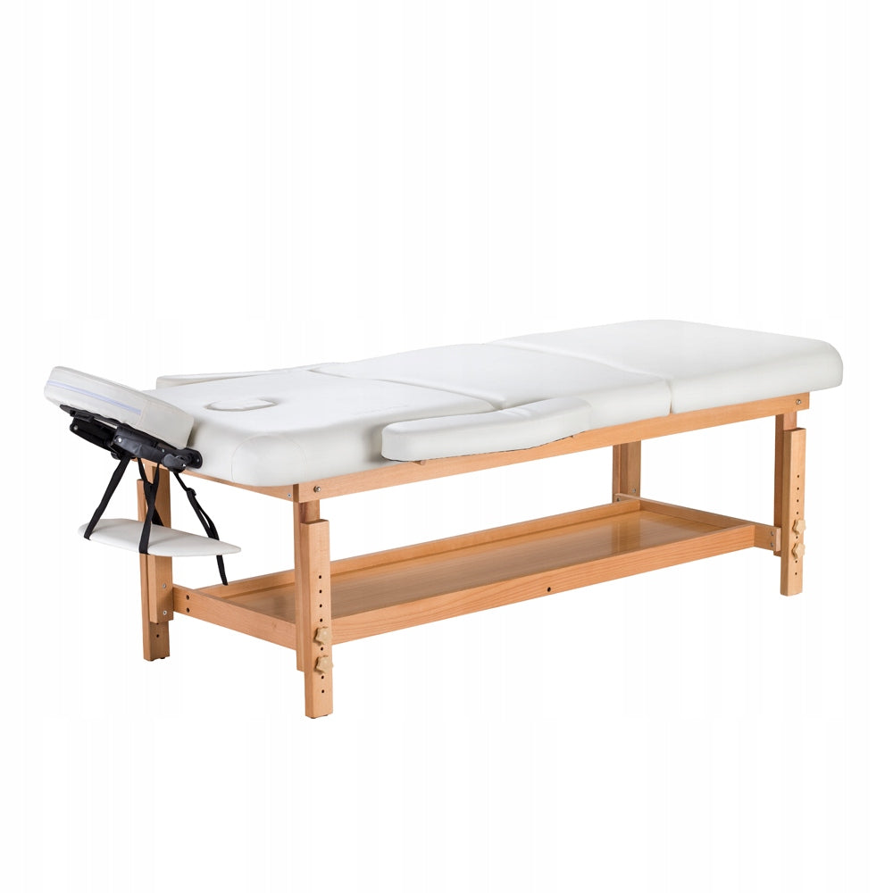 Professional Bed Massage Table inSPORTline Reby LACQUERED WOOD