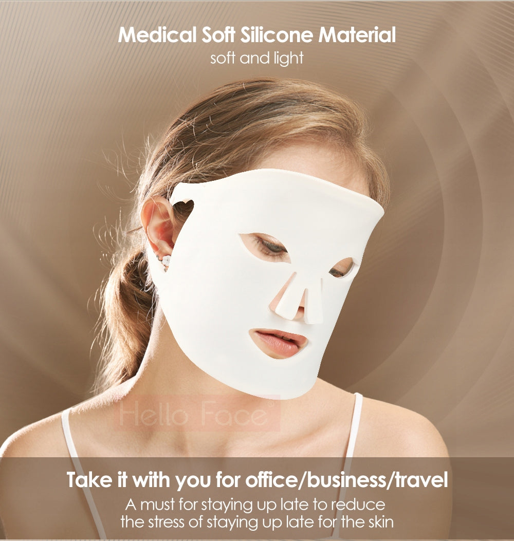 Professional Cosmetic Mask LED Photon 7 Colors Face Therapy Brand no brand