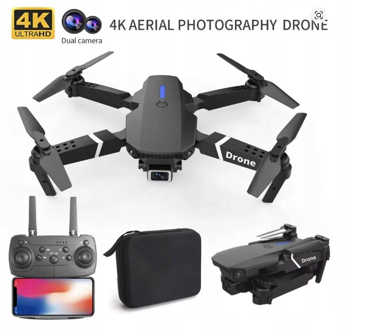 Professional E88 drone with 4K wide angle HD 1080P WiFi camera