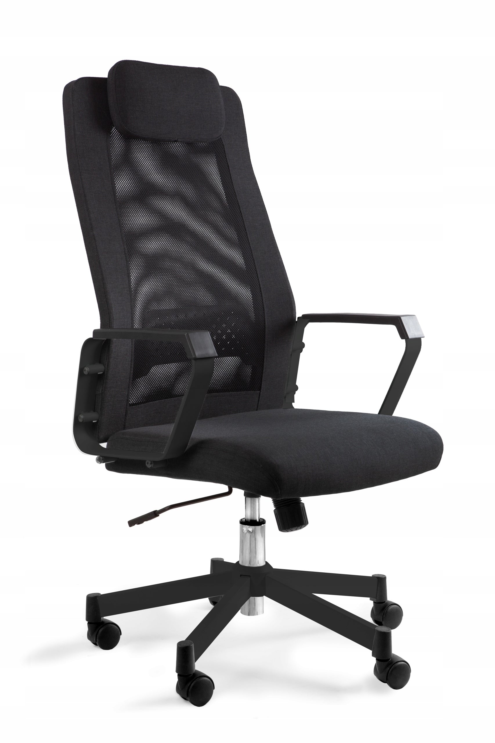 Professional FOX Office Chair Mesh Backrest Black and Black Swivel Packaging status original