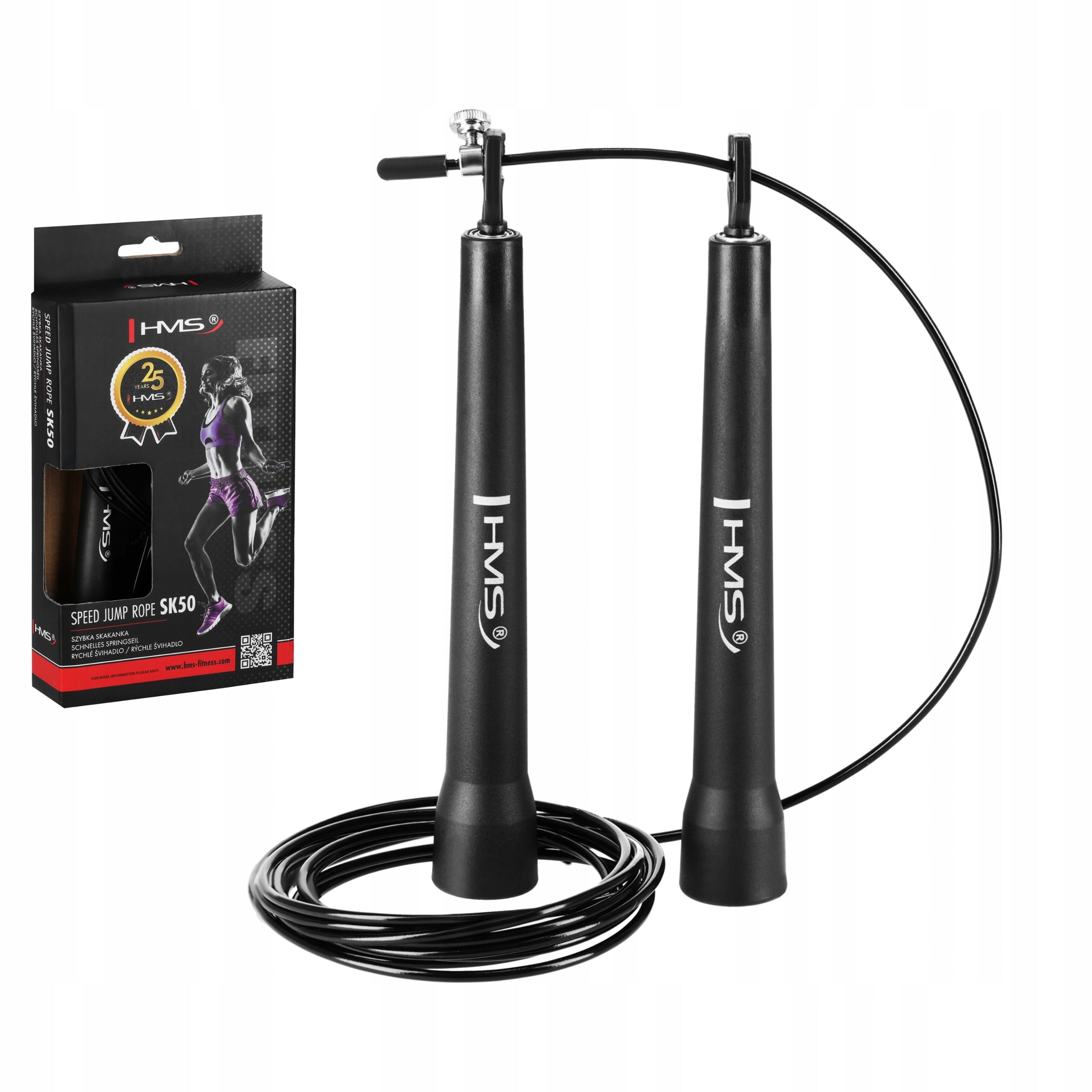 Professional Fast Jump Rope With Bearings Steel Rope Training Boxing HMS