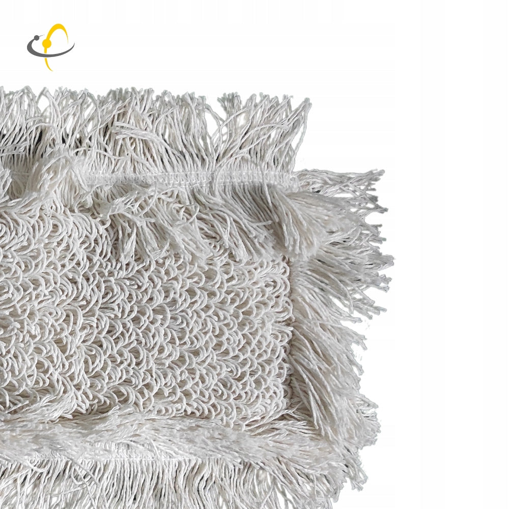 Professional Flat Pocket Mop in Cotton SINGLE BASE 40 cm Brand no brand