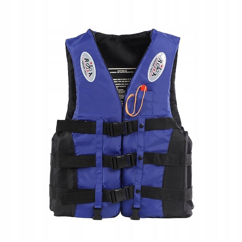 Professional Life Jacket Universal Vest 25-110kg+whistle Oxford fabric 300D Manufacturer code 4069616149462