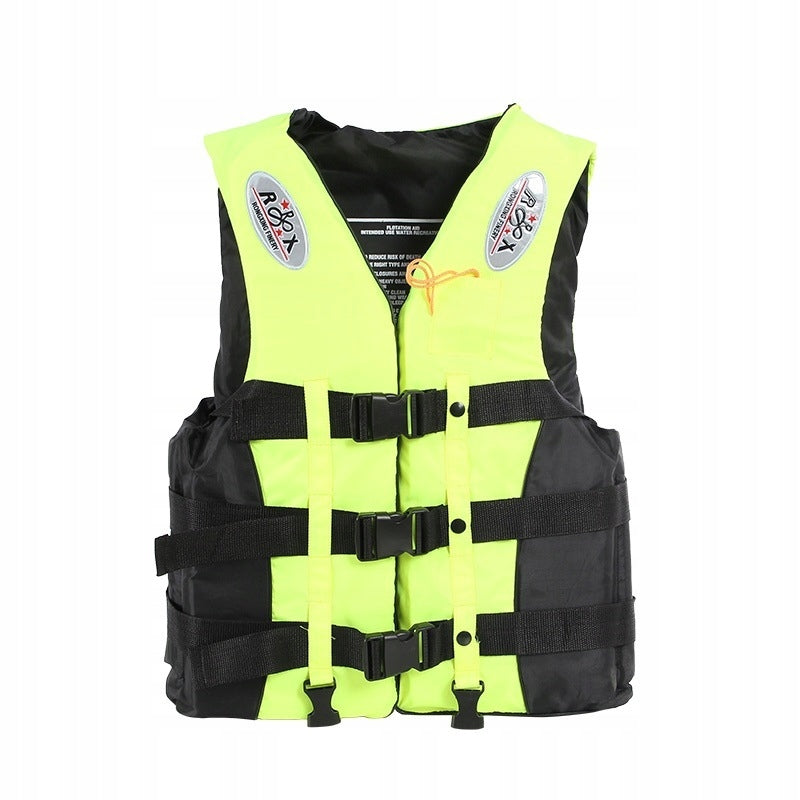Professional Life Jacket Universal Vest 25-110kg+whistle Oxford fabric 300D Model Rescue Vest