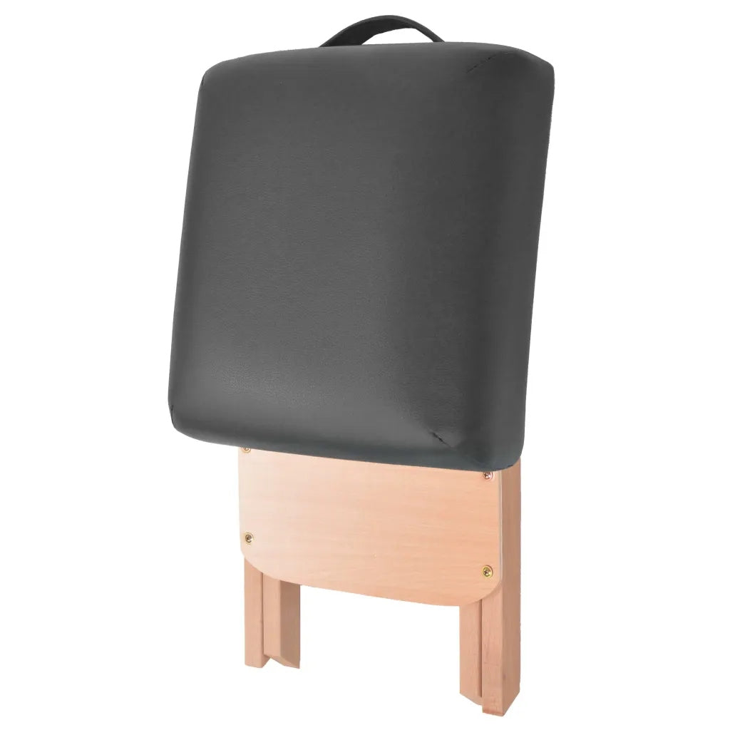 Professional Massage Table Set - Black 221x90cm Frame material wood
