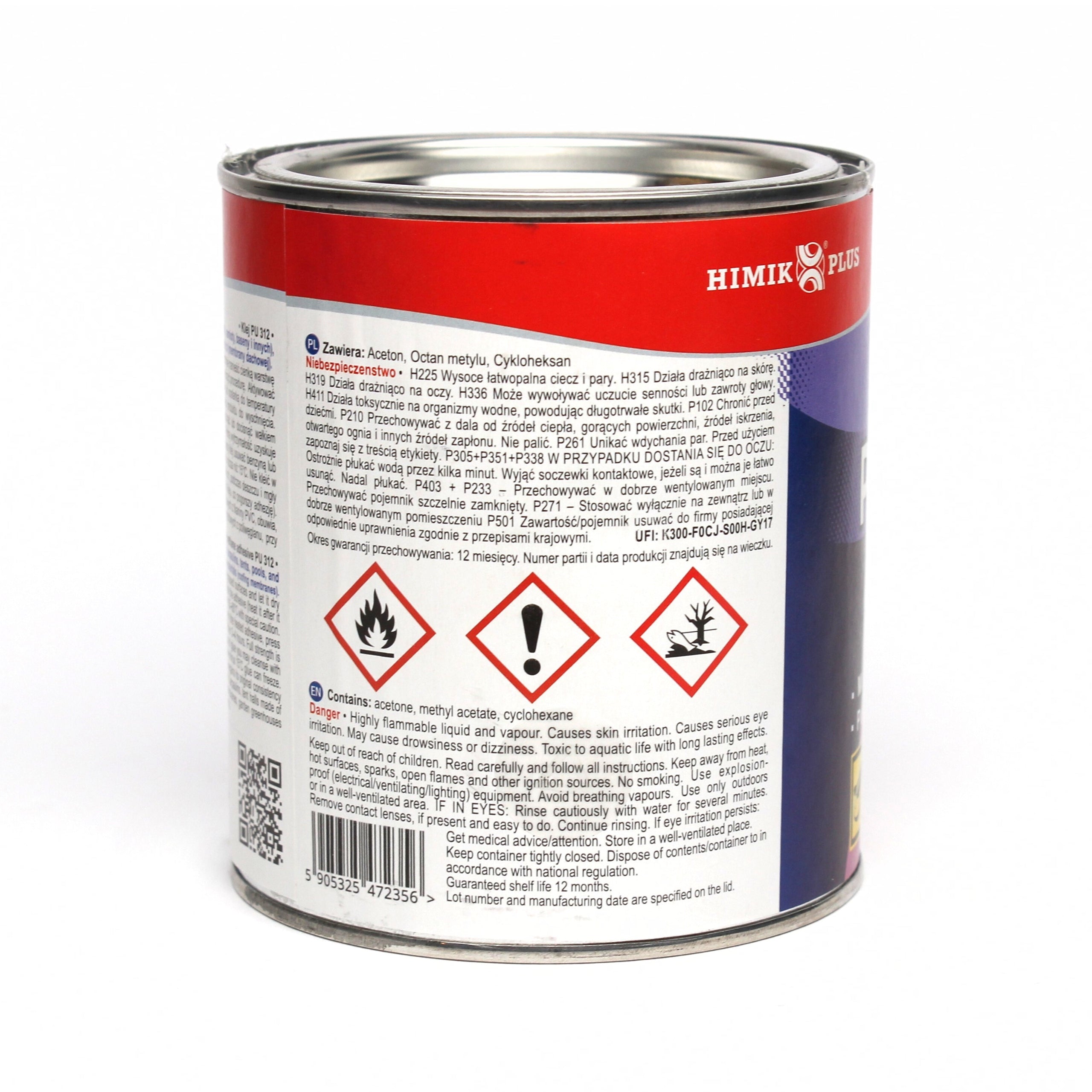 Professional PU-312 Adhesive for PVC SUP Board Tarpaulin Pool Pontoon 600 g Packaging status original