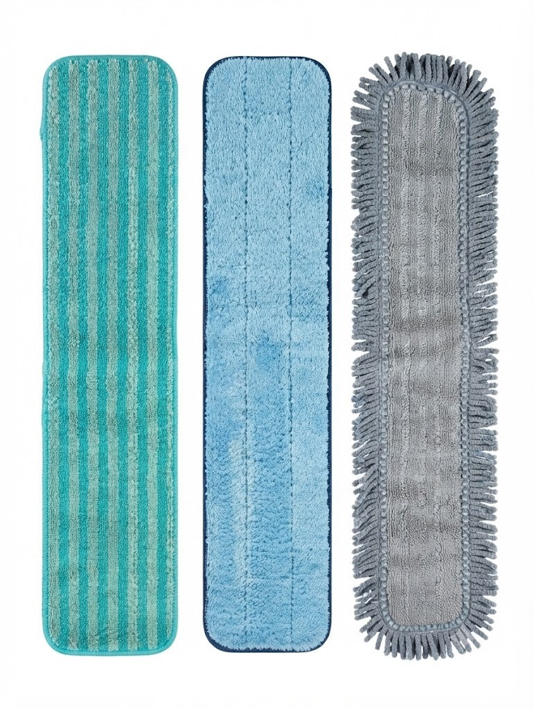 Professional Swedish Aluminum Mop Adjustable Stick and Three Cartridges 62-65cm Packaging status original