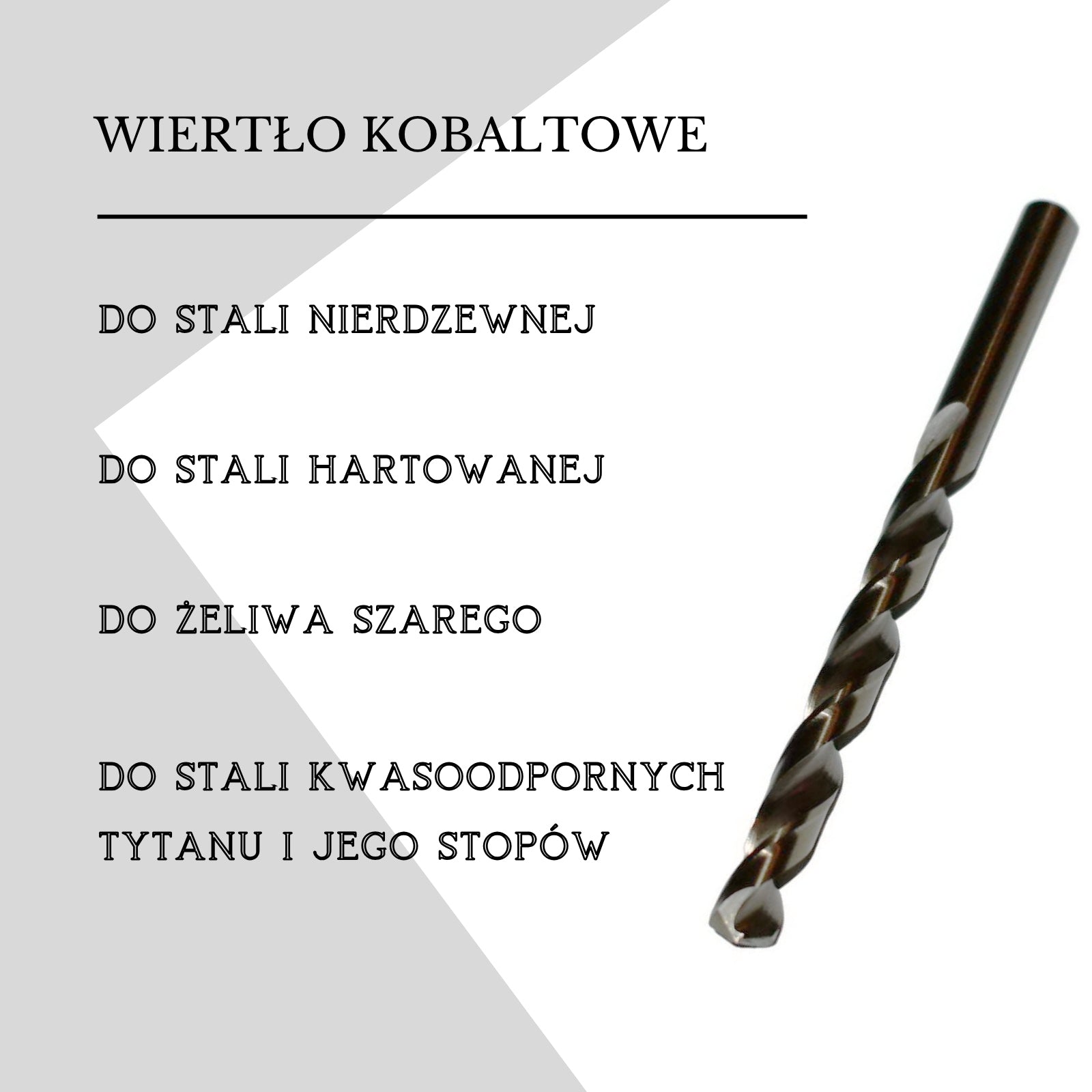 Professional cobalt drill bit 3,3 mm - DIN 338 HSS-Co for hard metal Packaging status original