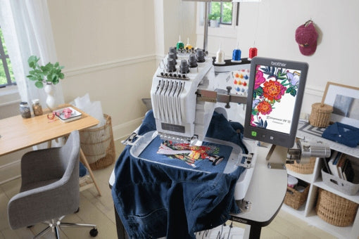 Professional embroidery machine Brother PR680W 6 - needle Wi-fi function 60 designs Manufacturer code PR680W