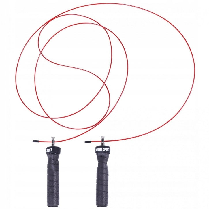 Professional jump rope black/red Model Gorilla Sports