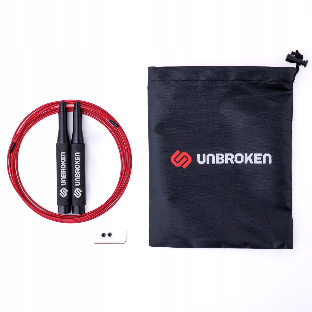 Professional jump rope for athletes Unbroken Speed Rope SR-U1+ Black Brand Unbroken