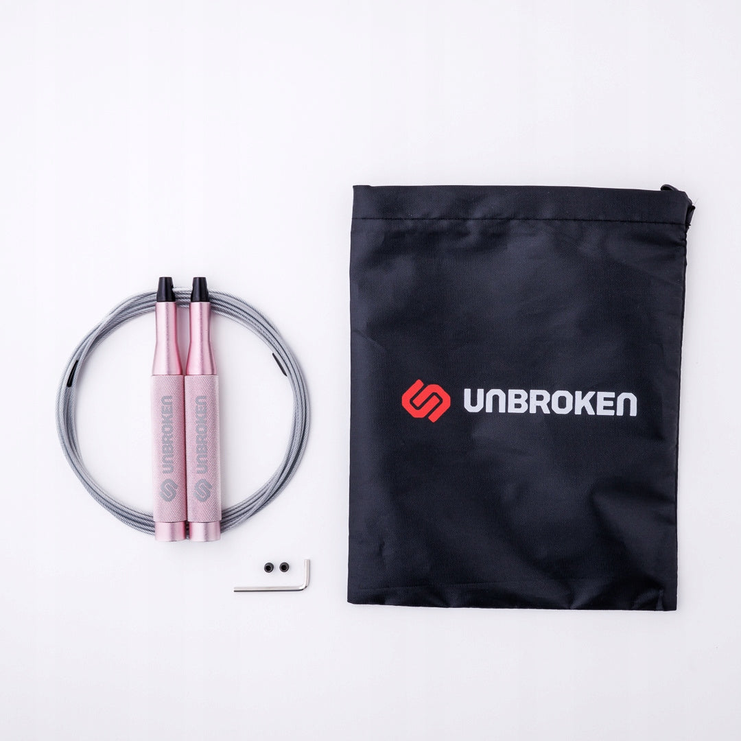 Professional jump rope for athletes Unbroken Speed Rope SR-U1+ Pink Brand Unbroken