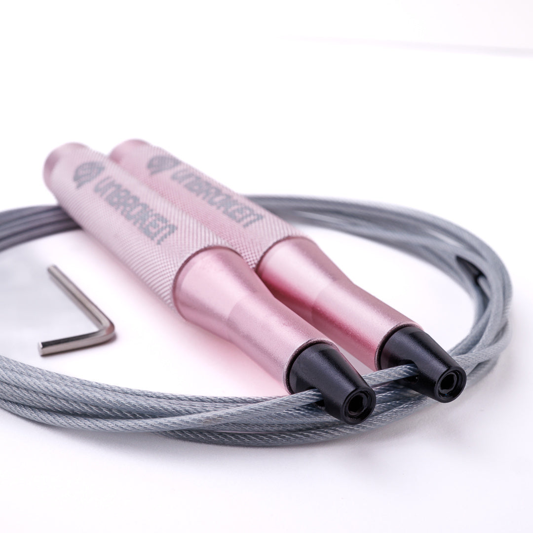 Professional jump rope for athletes Unbroken Speed Rope SR-U1+ Pink Rope length 3.2 cm