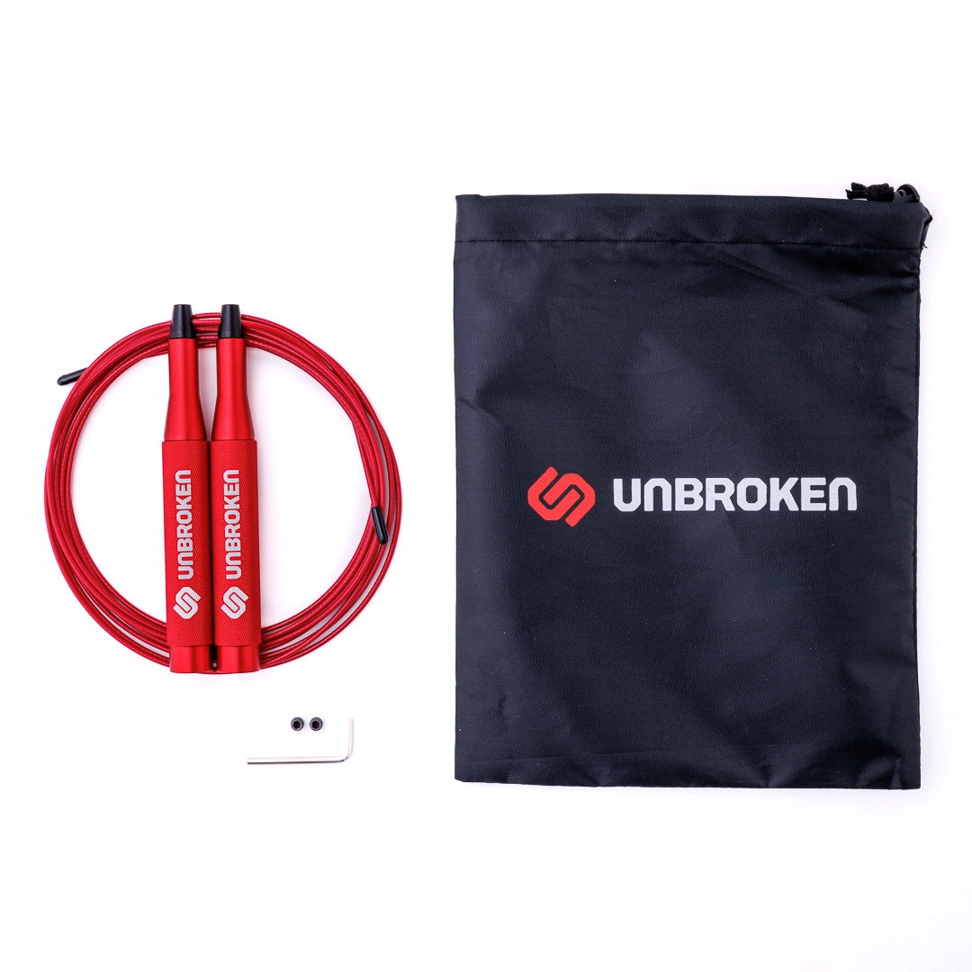 Professional jump rope for athletes Unbroken Speed Rope SR-U1+ Red Brand Unbroken