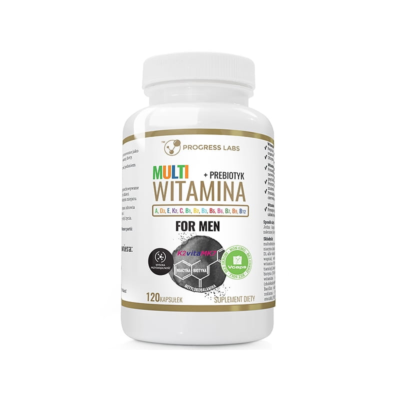 Progress Labs Multivitamin Complex Men Vitamins For Men (120 kap)
