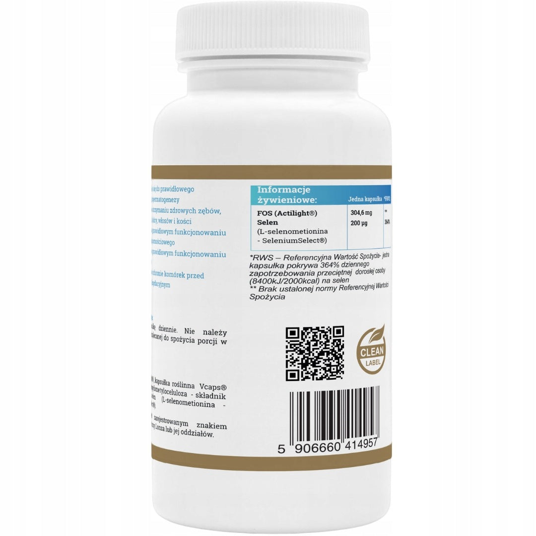 Progress labs Selenium L- Selenomethionine 200µg Prebiotic BCAA Amino Acid 120k Brand Progress Labs