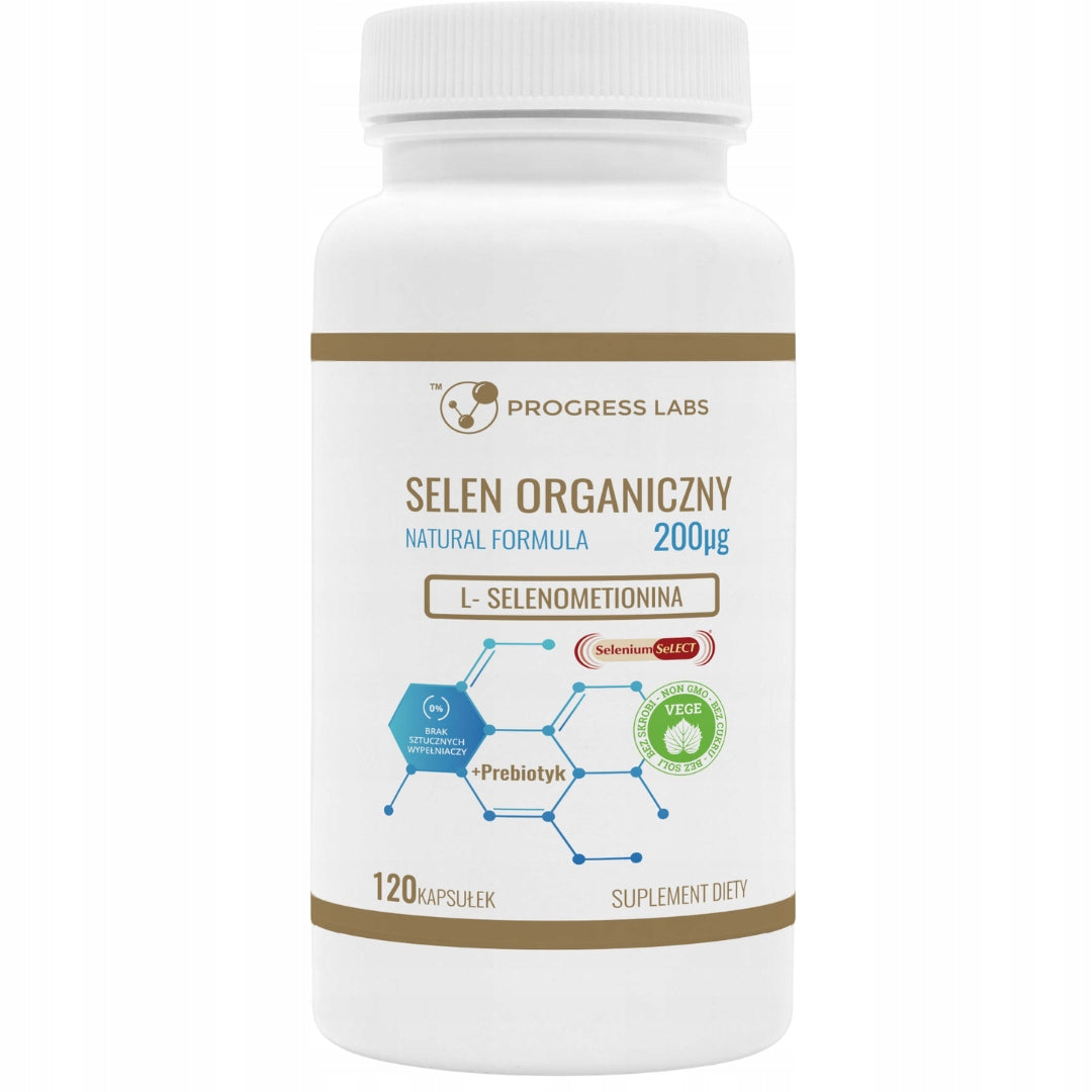 Progress labs Selenium L- Selenomethionine 200µg Prebiotic BCAA Amino Acid 120k