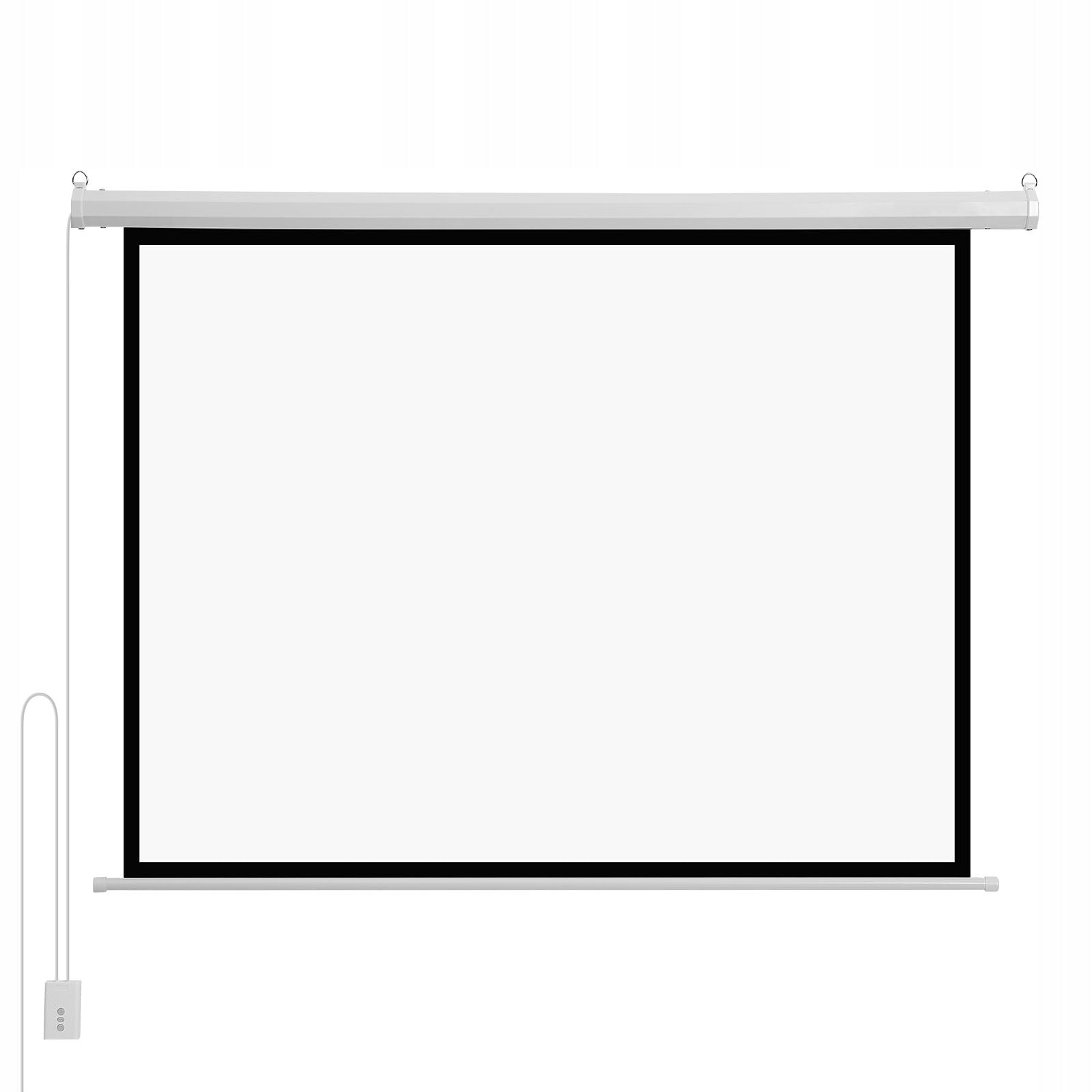 Projection Screen 182,9CM 4:3 1080HD Retractable Portable With Remote Control Brand SucceBuy