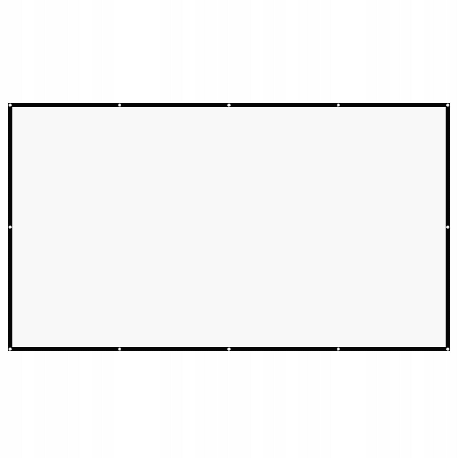 Projection Screen 381CM 16:9 Wall Mounted Manual Control Brand SucceBuy