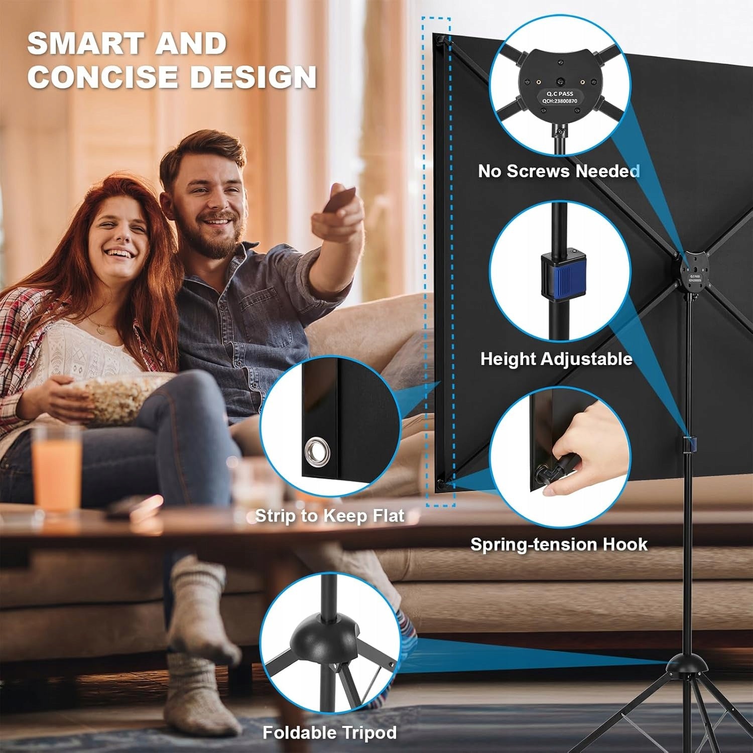 Projection Screen ALR 100 Cali 16:9 Portable Tripod For Home Theater Brand no brand