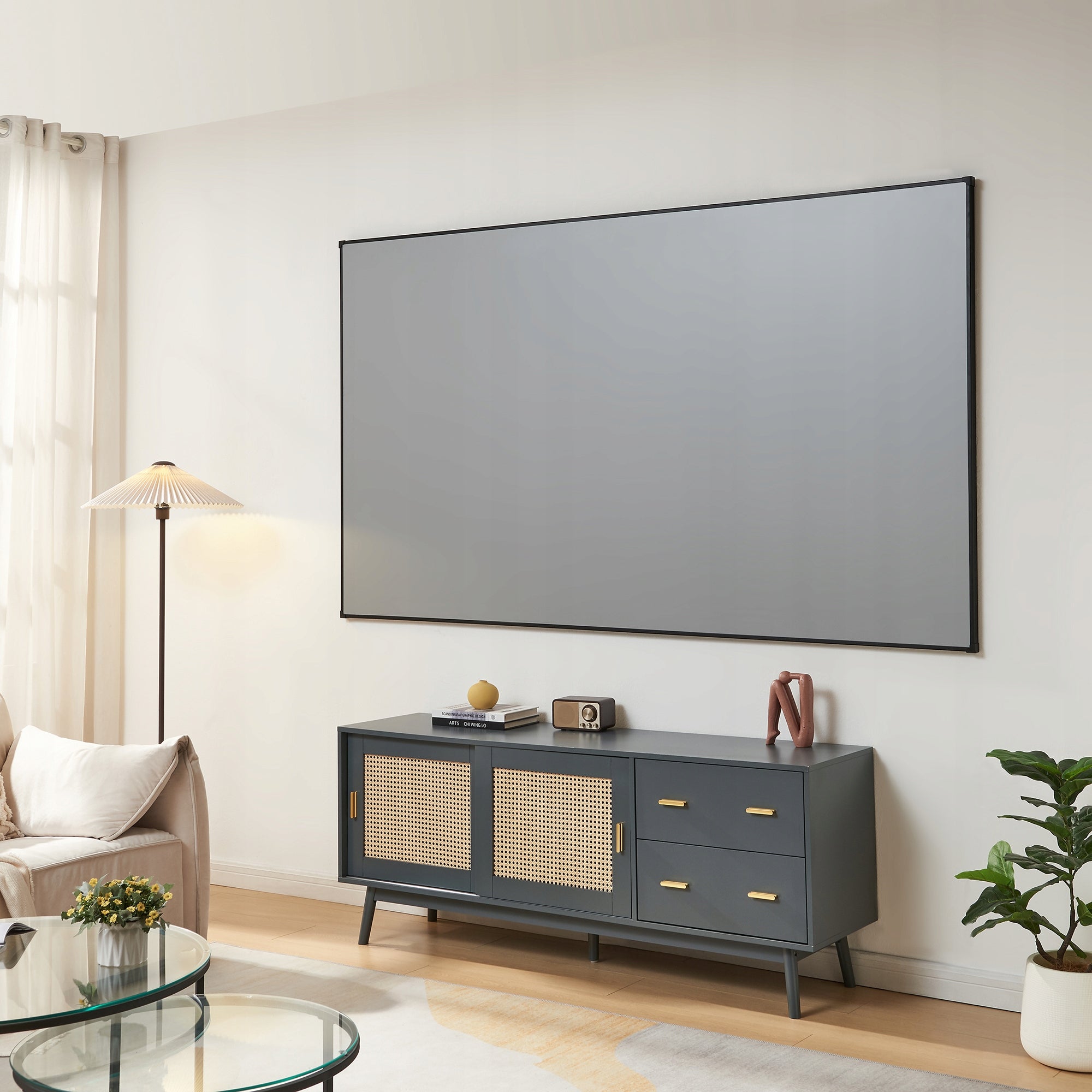 Projection Screen Vakhoga 100 in 16:9 Wall Mounted Model Vakhoga