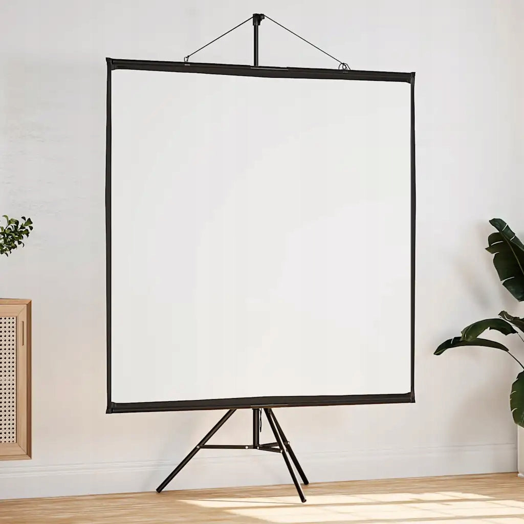 Projection screen 145 x 145 cm matt white with 1:1 tripod Packaging status original