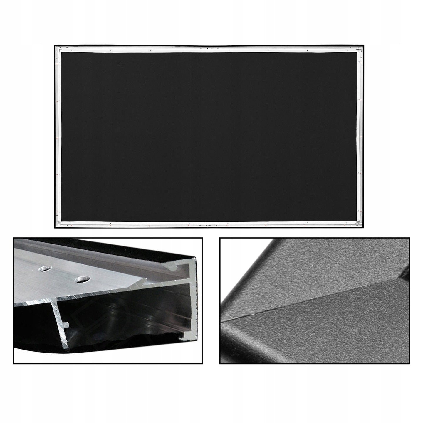 Projection screen 16:9 VEVOR 110" 150cm x 256cm Brand Vevor