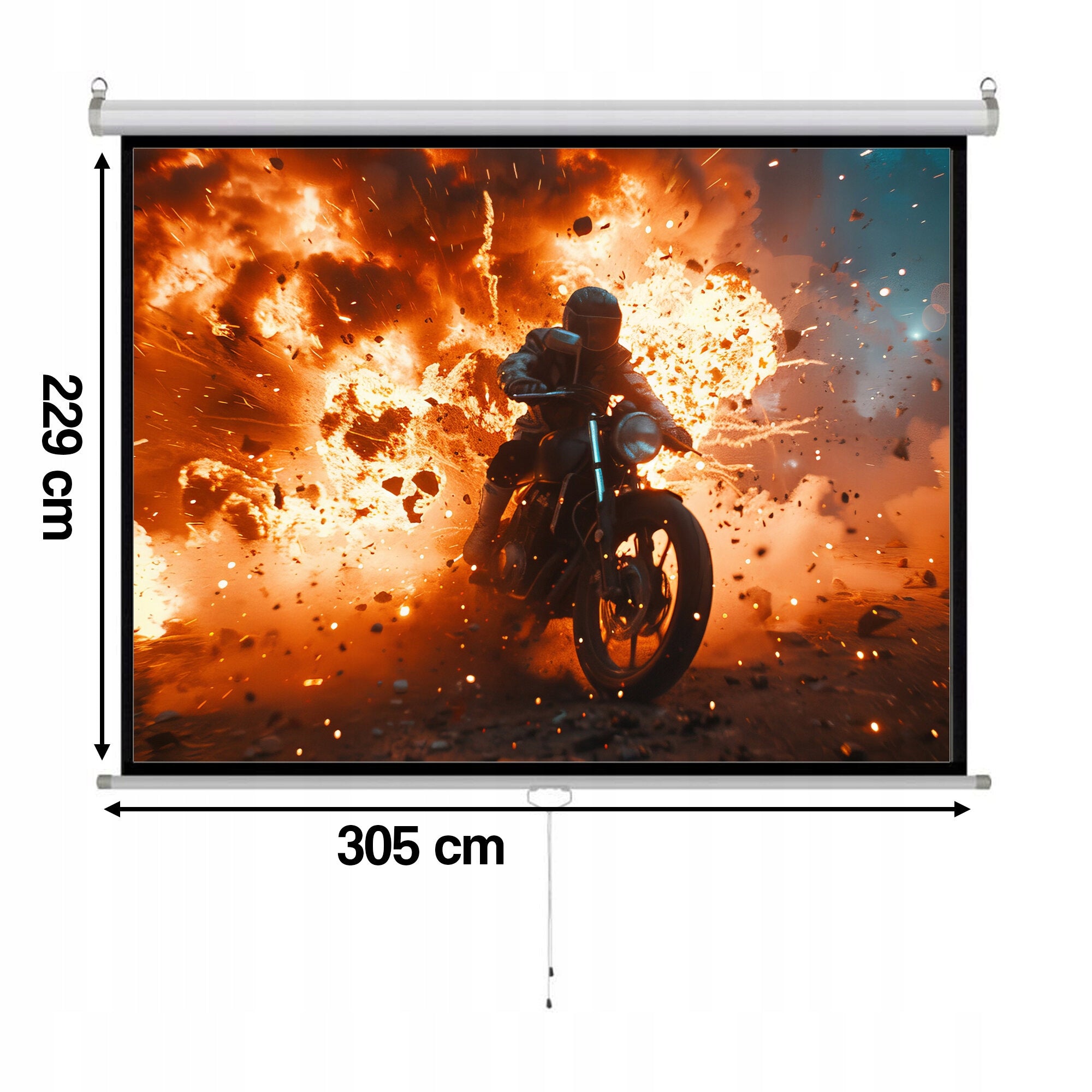 Projection screen ART Matt White MS-150 305 x 229 Brand Art