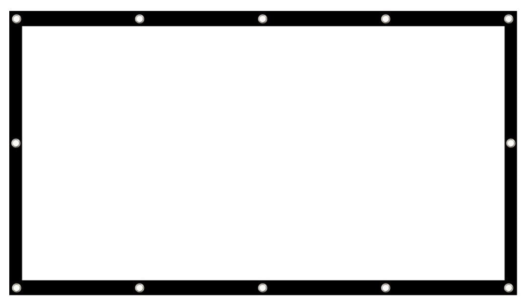 Projection screen Maclean, 84", 190x170cm, MC-980 Brand Maclean