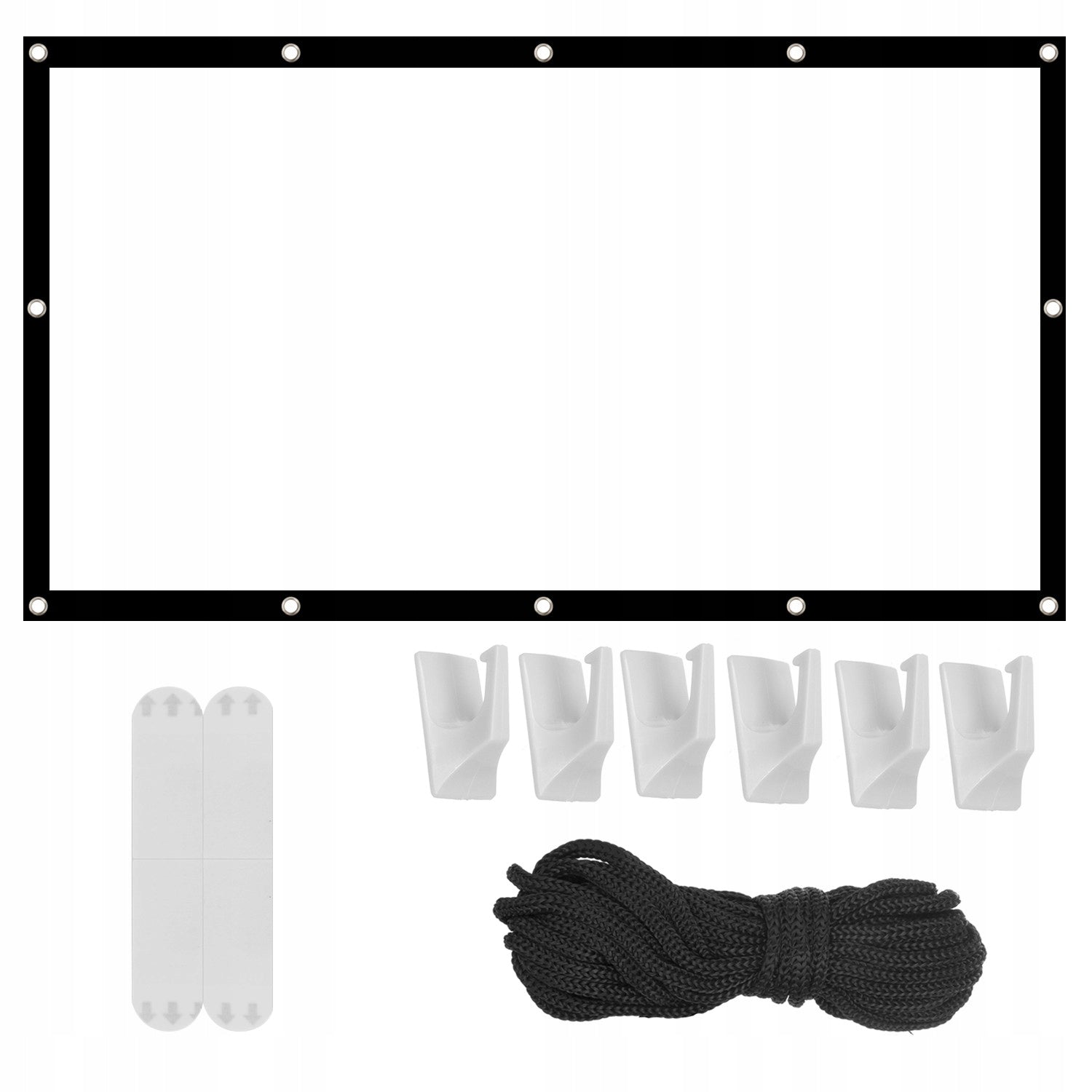 Projection screen Maclean, 84", 190x170cm, MC-980 EAN (GTIN) 5902211129417